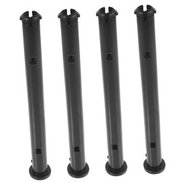 Zerodeko 4pcs Plastic Trash Can Lid Latch Buckle Wall-mounted Dustbin Lid Plugs Recycling Bin Lock Easy Install