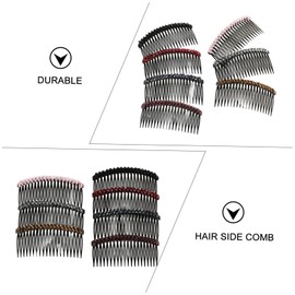 FOMIYES 7pcs Comb Bridal Hair Clip Comb Crystal Bridal Hair Clip Slide Pan Holder Crystal Hair Side Comb Bridal Hair Side Comb Hair Comb Clamp Side