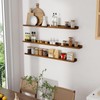 Vivelove Picture Ledge Shelf, Solid Pine Wood Rustic Floating Shelves