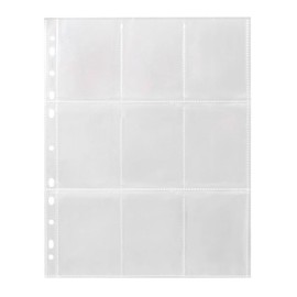 Ideen mit Herz Collector's sleeves, trading card sleeves, transparent, 900 pockets, 50 pieces with 9 pockets each, can be filled on both sides