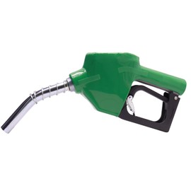 PANCYCW 3/4"Inch NPT Auto Shut Off Green Fuel Nozzle Kit with 360° Hose Swivel Fuel Transfer Pump Nozzle Fitting Connecter 13/16"Spout 16 GPM Flow Rate Mess-Free Refueling for Gasoline Diesel Kerosene