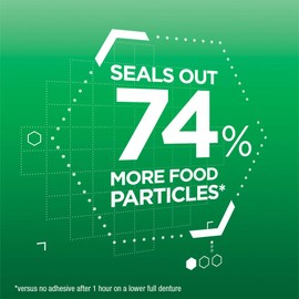 Super Poli Grip Denture Adhesive Cream, Free of Artificial Flavors and Colors, 2.4 Oz