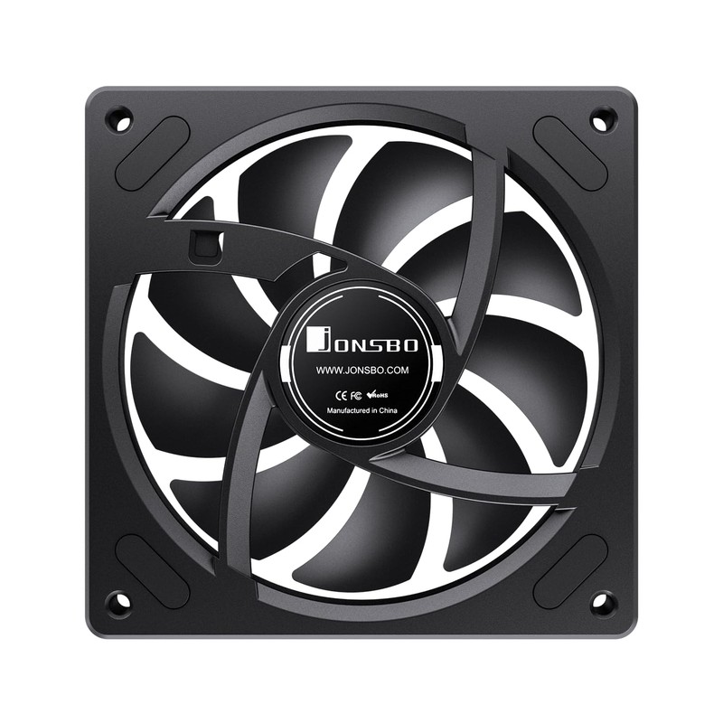 JONSBO ZA-120BR (Reverse) PC Case Fan, Reverse Blade,Silent Computer ARGB