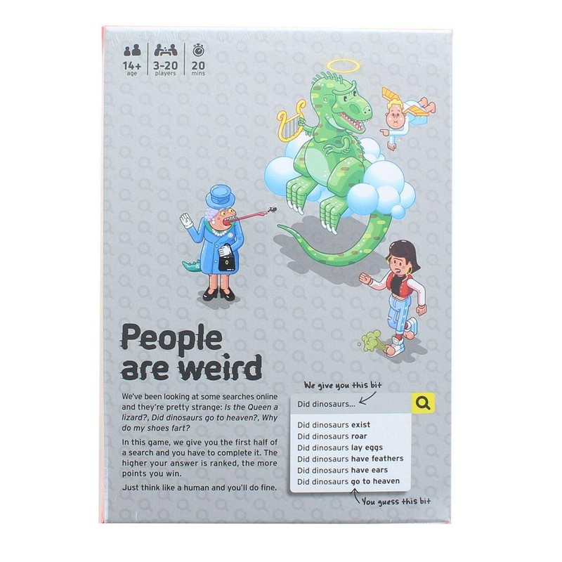 Weird Things That Humans Search for Party Board Game