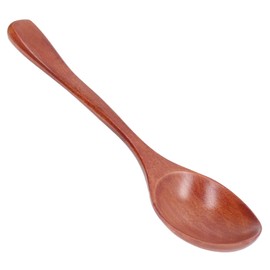 Wooden Spoon, High Temperature Resistant Nonstick Professional Porridge Spoon Kitchen Cooking Coffee Spoon Kids Serving Dessert Spoon