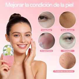 2 Piezas Rodillo de Hielo para la Cara, Ice Roller Facial para Cara y Ojos