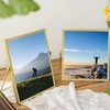 Merkaunis 12 Pieces Glass Picture Frame Metal Floating Frame