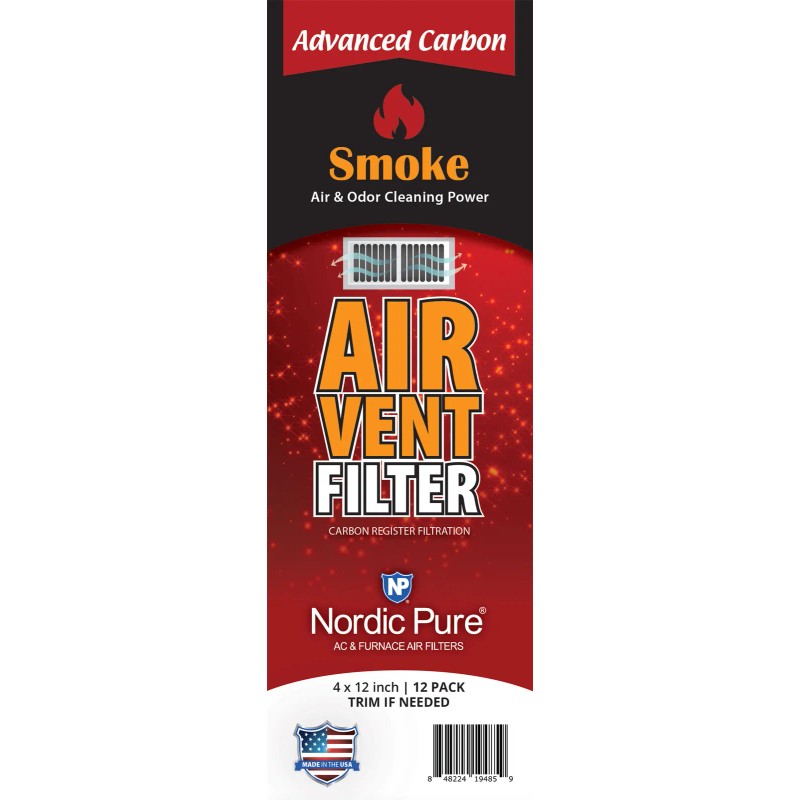 Nordic Pure Smoke Odor Reducing Advanced Carbon Air Ven