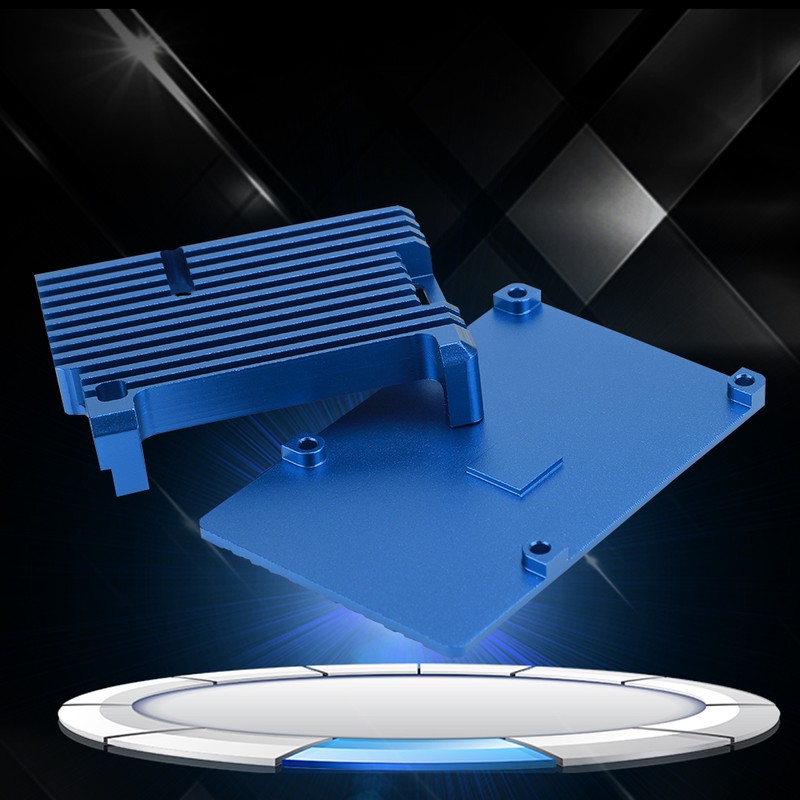 CNC Aluminum Alloy Housing with External Slot Built In Hot