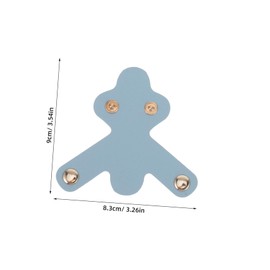 Ciieeo 4pcs PU Identification Charms for Nurses and Doctors Easy to Install Tags for Loss Prevention and Enhanced Protection