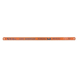 Bahco 3906-250-24-5P 24 TPI"Sand Flex" Bi-Metal Hand Hacksaw Blade, Orange, 250 mm, Set of 5 Piece