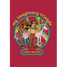 Poster Foundry Set of 6 - Friendship Steven Rhodes My Imaginary Friends Greeting Card 5x7