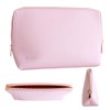 Deluxe Vegan Leather Toiletry Bag 26 x 16 cm Makeup