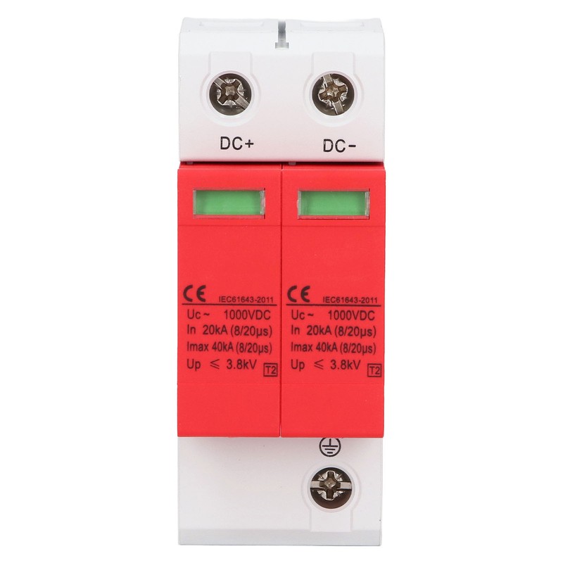 Surge Protective Device 2P 40KA 1000V PV Voltage Protection Arrester