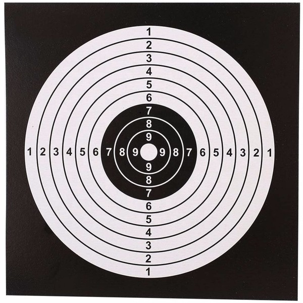Atflbox 5.5 Inch BB Gun Target Papers for Pellet Trap