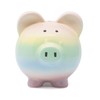 Child to Cherish Ombre Ceramic Piggy Bank, Rainbow