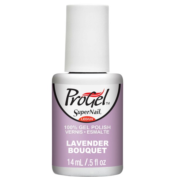 Supernail Progel Nail Lacquer, Lavender Bouquet, 0.5 Fluid Ounce