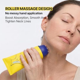 Z：SEA Crema Reafirmante Para El Cuello Z:Sea Con Aplicador De Rodillo - 150 Ml, Antiedad, Hidratante Y Reafirmante (Colágeno, Vitamina C, Ácido Hialur
