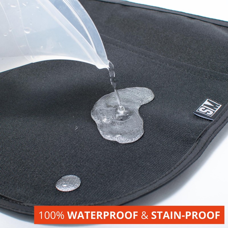 SupplyMaid Waterproof Server Apron - Short Stainproof Waist Apron for