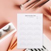 VICASKY Eyelash Extension Practice Kit Comprehensive Lash Mapping Chart for
