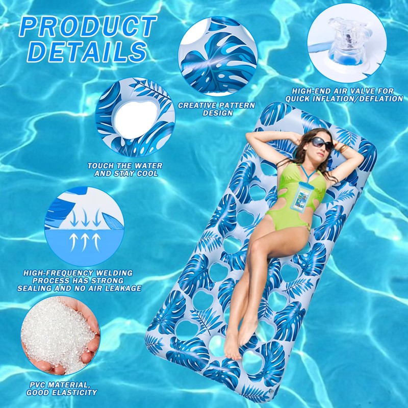 Inflatable Air Mattress Pool, Water Air Mattress, Adult Pool Inflatable