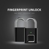 Smart Keyless Fingerprint Padlock Waterproof Biometric Prevent Theft Rechargeable USB