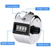2 Pack Hand Tally Counter, Clicker Counter Handheld 4 Digit
