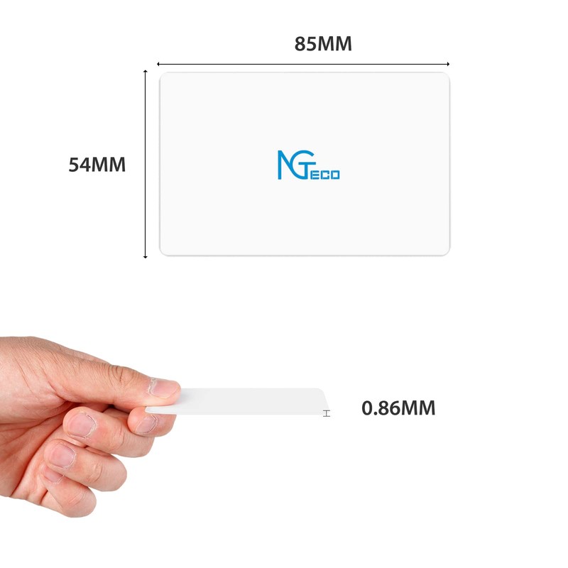 Suitable for NGTeco Attendance Cards, Compatible with MB2, MB1, TC1,