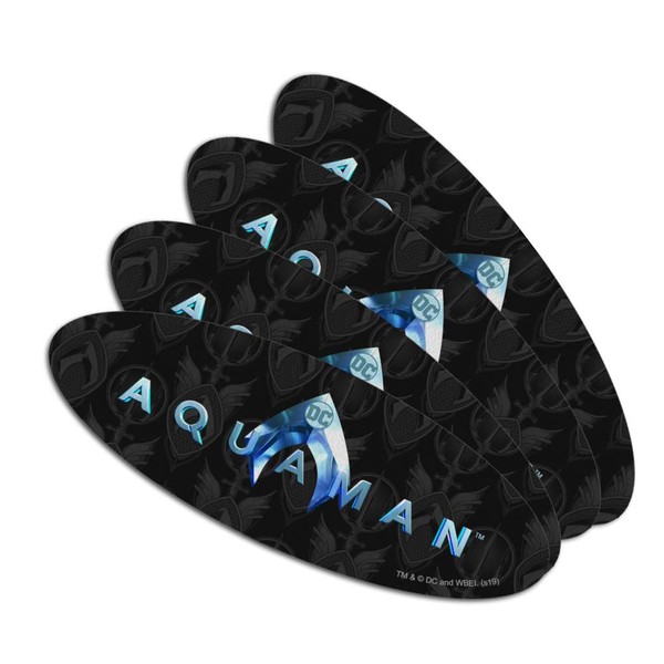 Aquaman Movie Logo Double-Sided Oval Nail File Emery Board Set