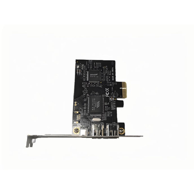 SIENOC PCIe with 6Pins PCI-Express FIREWIRE 400 IEEE 1394 CARD