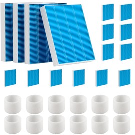 Togameoy 16 Pack 6000S Humidifier Wick Filter Replacement for LEVOIT Superior 6000S Smart Evaporative Humidifier, Upgraded Material with 12 Pack Sponge Filters