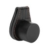 Topyond Pocket Size Magnetic Black Leather Billiard Chalk Holder -