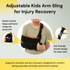 BraceUP Arm Sling for Kids - Comfortable Adjustable Support for