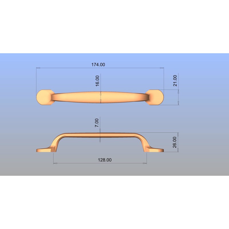 Richelieu Hardware BP23775128140 Pull, Chrome