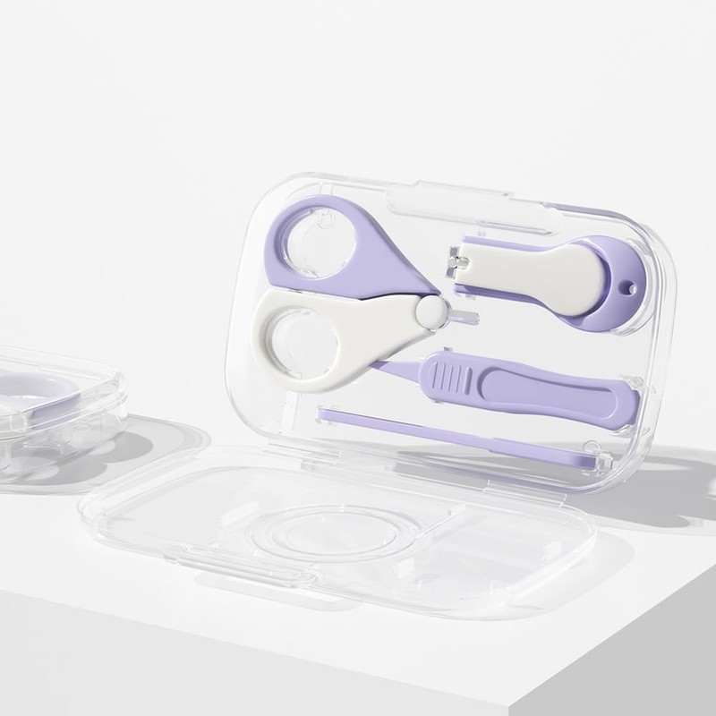 Baby Nail Clippers Kit (Purple)