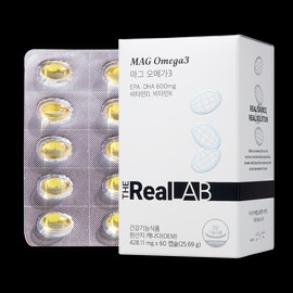 The Real Lab MAG Omega 3 60 capsules, 3 units / 더리얼 랩 MAG 마그 오메가3 60캡슐, 3개