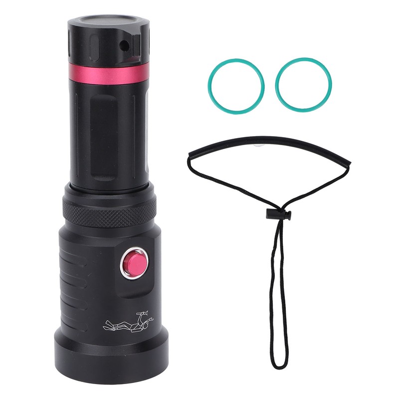 XHP70 5000lm Diving Lights Aluminum Alloy 100m IPX6 Waterproof Underwater