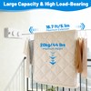 GAESHOW Retractable Washing Line Hanging - Wall Mounted Non-Sagging Washing