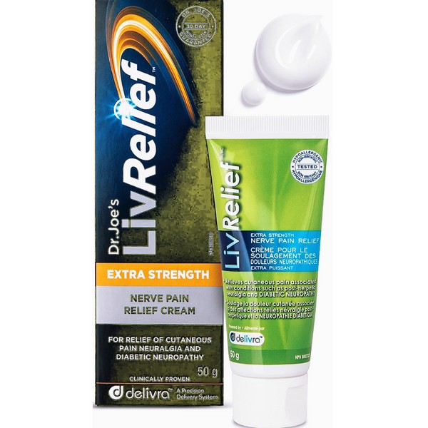 LivRelief Extra Strength Nerve Pain Relief Cream 50g