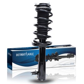 Detroit Axle - Front Left Strut for Acura CSX Honda Civic 06-11, Driver Side Strut w/Coil Spring Assembly 2006 2007 2008 2009 2010 2011 Replacement Suspension
