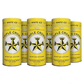 TRIPLE CROWN White Ice Shuffleboard Wax (White Ice 6-Pack)