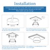 KYOTECH LED Ceiling Spotlight with Indirect Light Including GU10 Socket