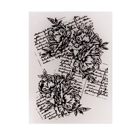 NZJ Vintage Flower Background Plastic Embossing Folders for Card Making Scrapbooking and Other Paper Crafts