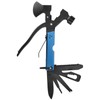15In1 Axe Hammer MultiFunctional Camping Survival Screwdrivers Pliers Bottle Opener(Blue