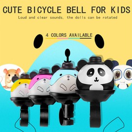 Feluz Children's Bicycle Bell, Adjustable Cartoon Bicycle Bell for Girls, Boys and Adults, Loud, Clear, Clear Sound Handlebar Ring Horn for Children, Bicycle Accessories for Children