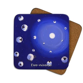 "Ewe-niverse" Coaster by Thomas Joseph - Universe Sheep