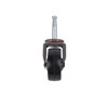 Shepherd Hardware 9345 2-Inch Medium Duty Stem Caster, 2-Pack,Black