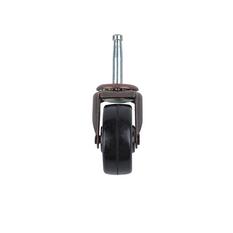Shepherd Hardware 9345 2-Inch Medium Duty Stem Caster, 2-Pack,Black