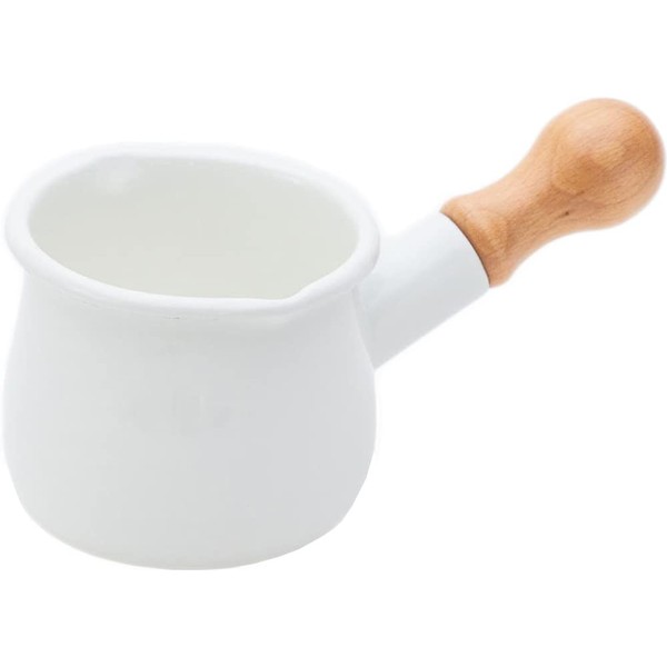 Enoro PU-209-WT "pure" Hollow Petite Milk Pan, 19.7 fl oz
