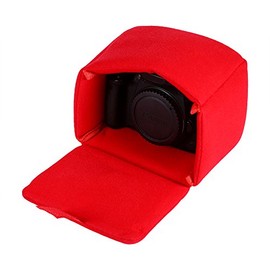 Padded Insert,Camera Bag Insert,DLSR Camera Bag Insert Padded Shockproof Foldable Camera Insert Protective Bag Camera Case Bag Accessory for Photographing Black,Red,Orange,Blue(Red)